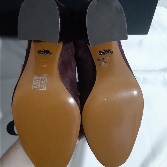 Coach Delaney Booties Size 5 NIB - Picture 6 of 13